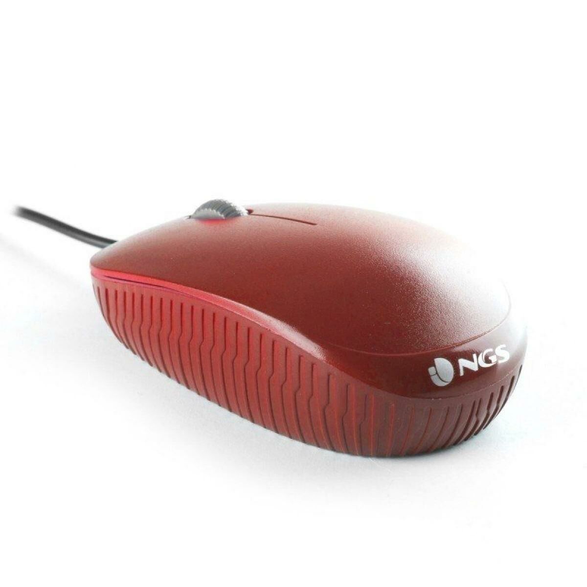 Rato Ótico NGS Flame Vermelho