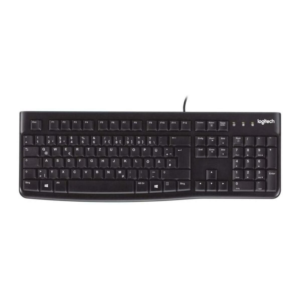 Teclado Logitech K120 Preto Qwerty espanhol Espanhol