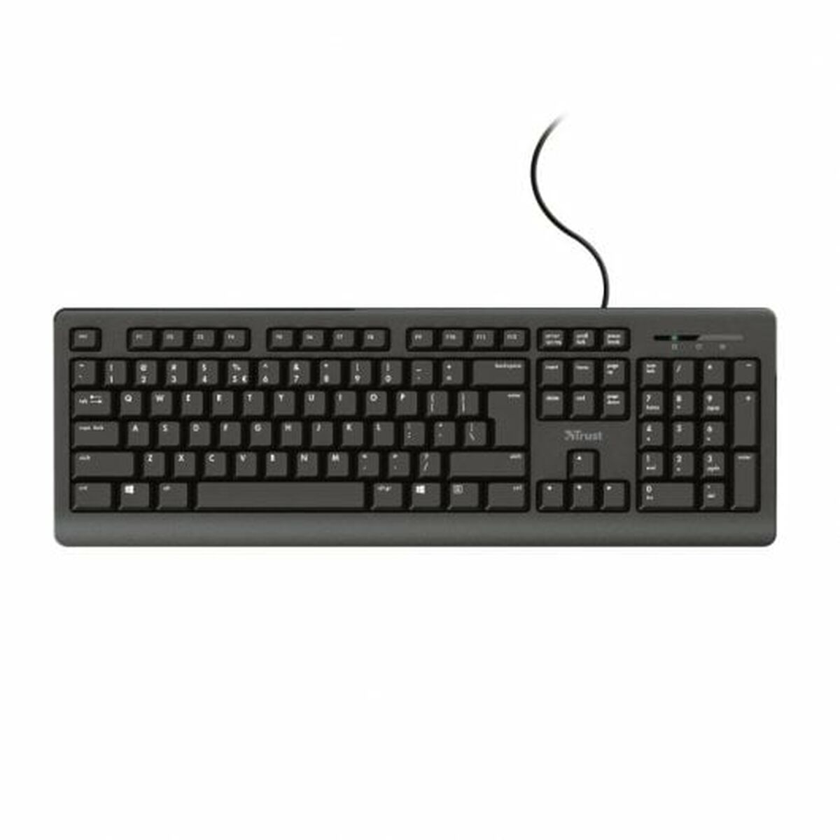 Teclado Trust TK-150 Preto Qwerty espanhol