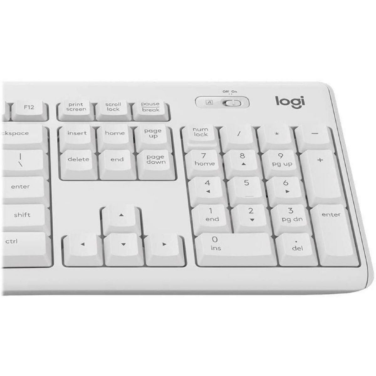 Teclado e Rato Logitech MK295 Branco Qwerty espanhol