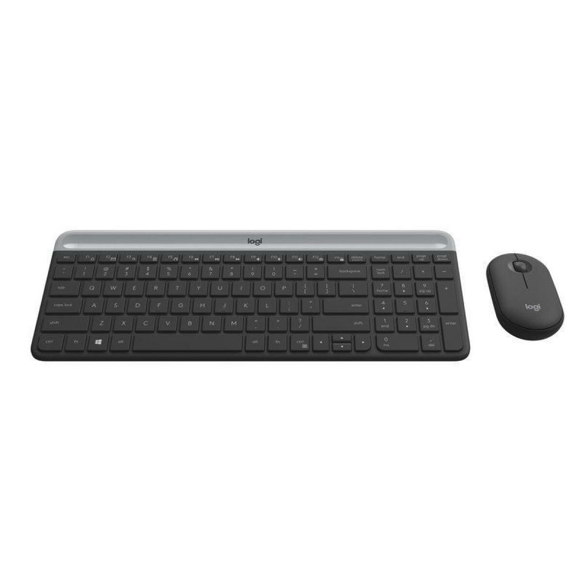 Teclado e Rato Logitech 920-009198 Preto Qwerty espanhol