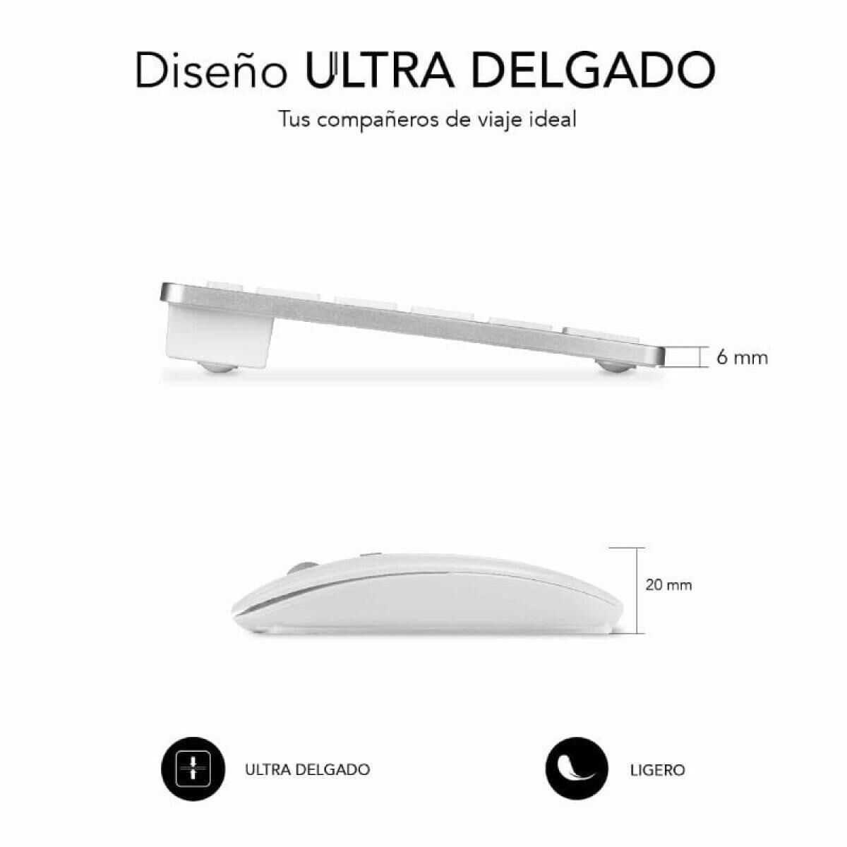 Teclado e Rato Subblim SUBKBC-OCO010 Prateado