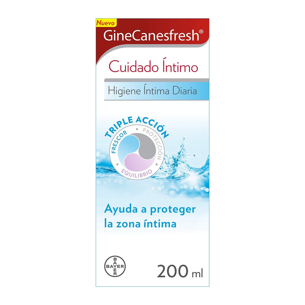 Gel de duche Bayer GINECANESFRESH 200 ml