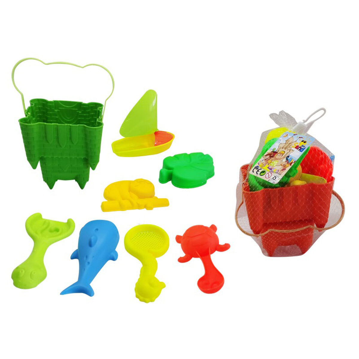 Conjunto de brinquedos de praia Marbueno