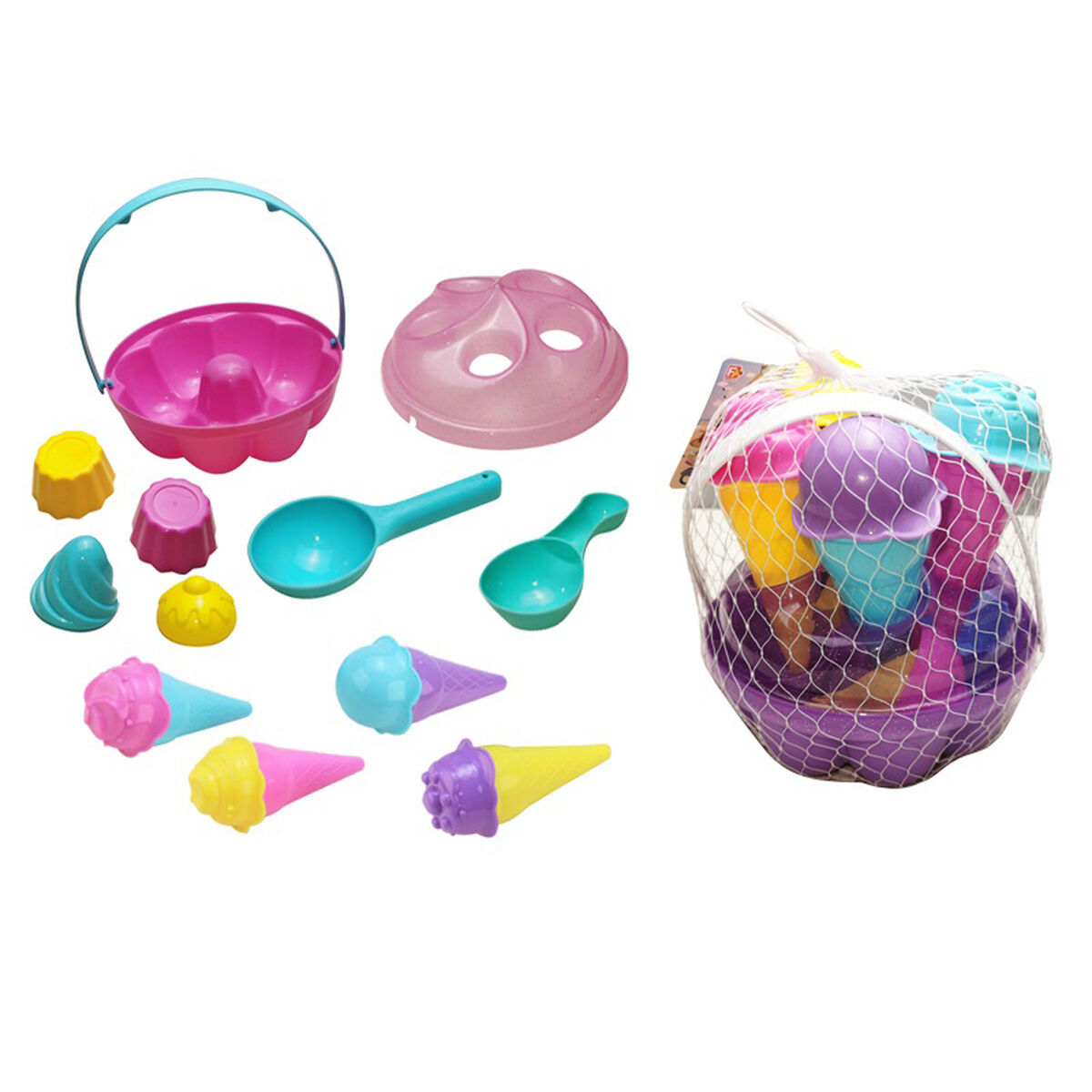 Conjunto de brinquedos de praia Marbueno