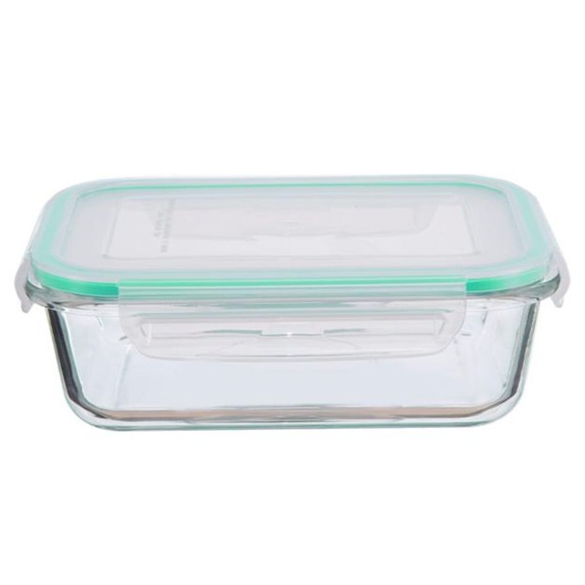 Lancheira Castey C-ABO1040 Transparente Vidro de Borosilicato Retangular 1040 ml