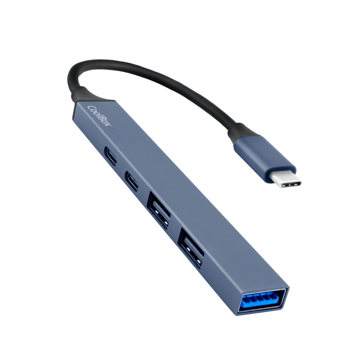 Fonte de Alimentação CoolBox COO-HUB5-C Cinzento