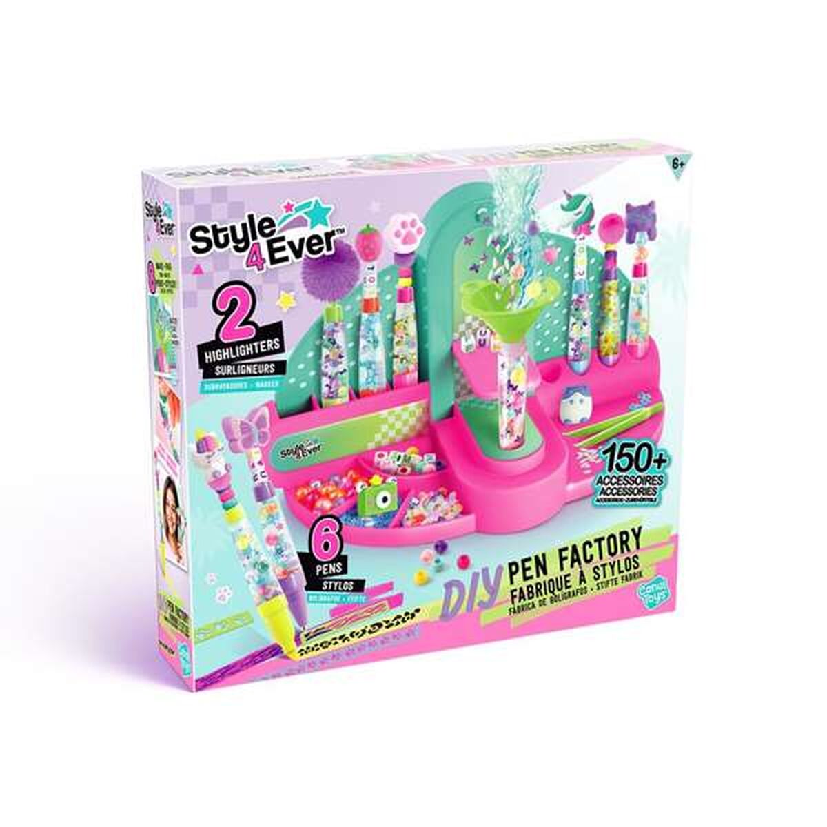 Jogo de Trabalhos Manuais Canal Toys Azul Cor de Rosa