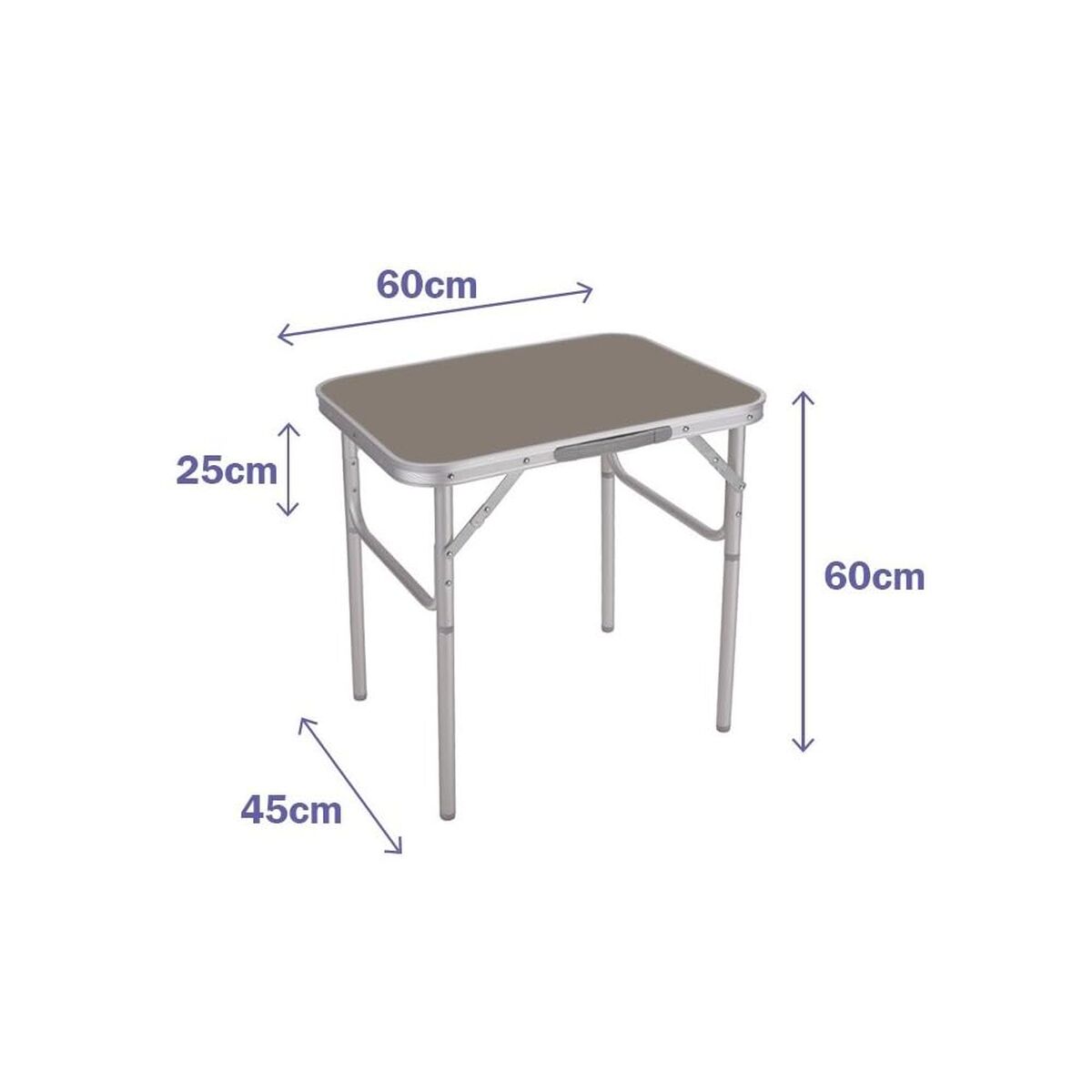 Mesa Dobrável Marbueno 60 x 60 x 45 cm