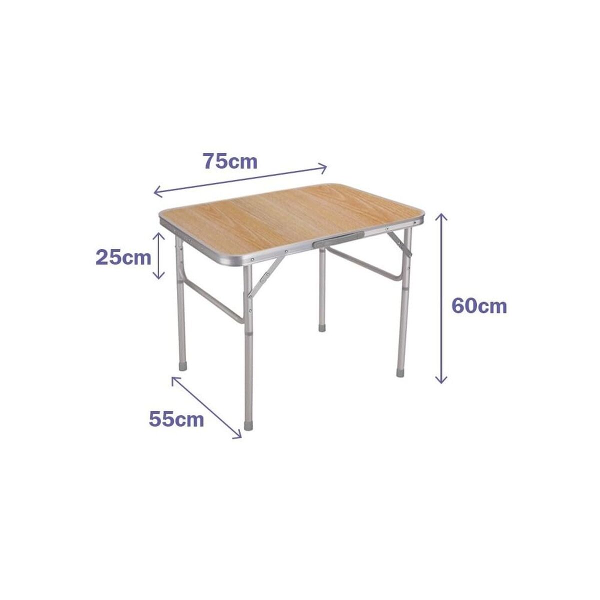 Mesa Dobrável Marbueno 75 x 60 x 55 cm