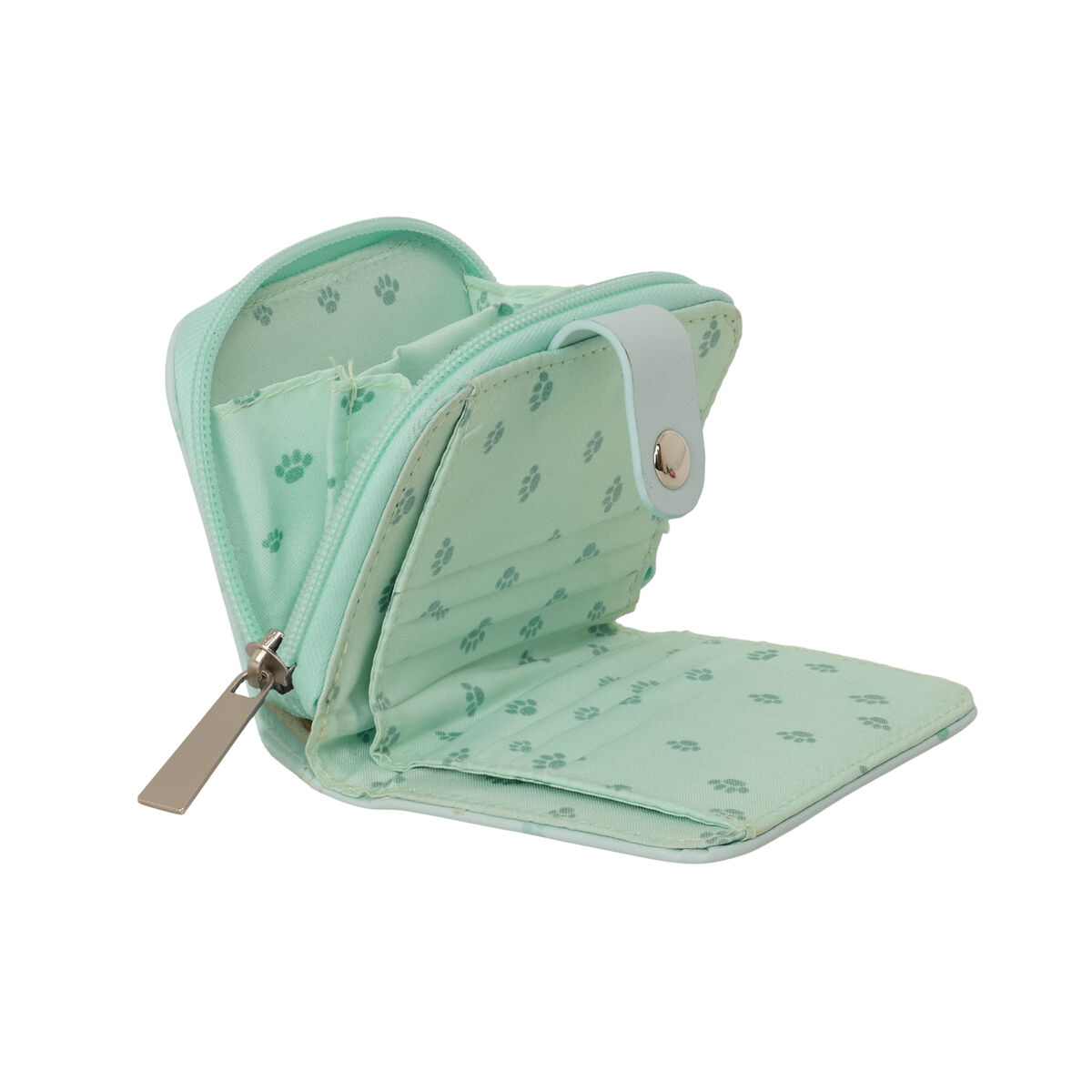 Carteira Snoopy Verde Verde Turquesa
