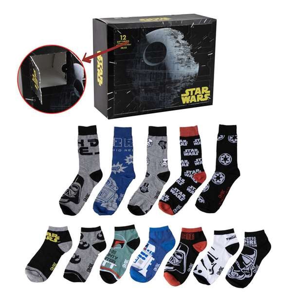 Meias Star Wars Multicolor 38-45