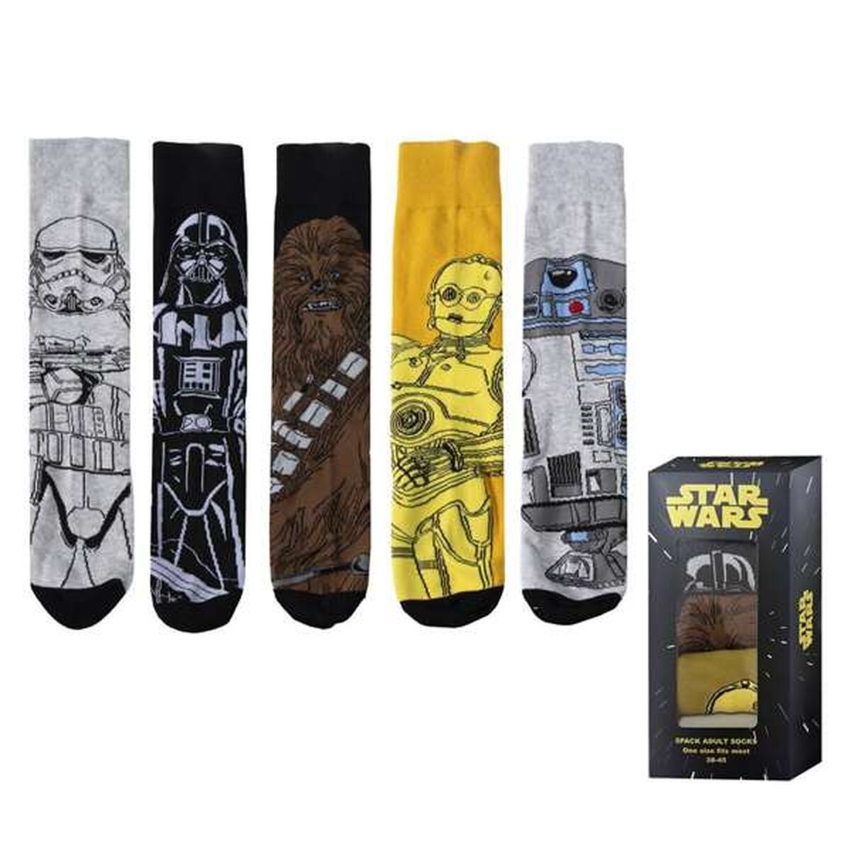 Meias Star Wars Multicolor 38-45