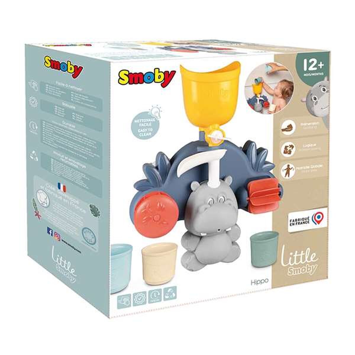 Brinquedo para o Banho Smoby Hippopotamus