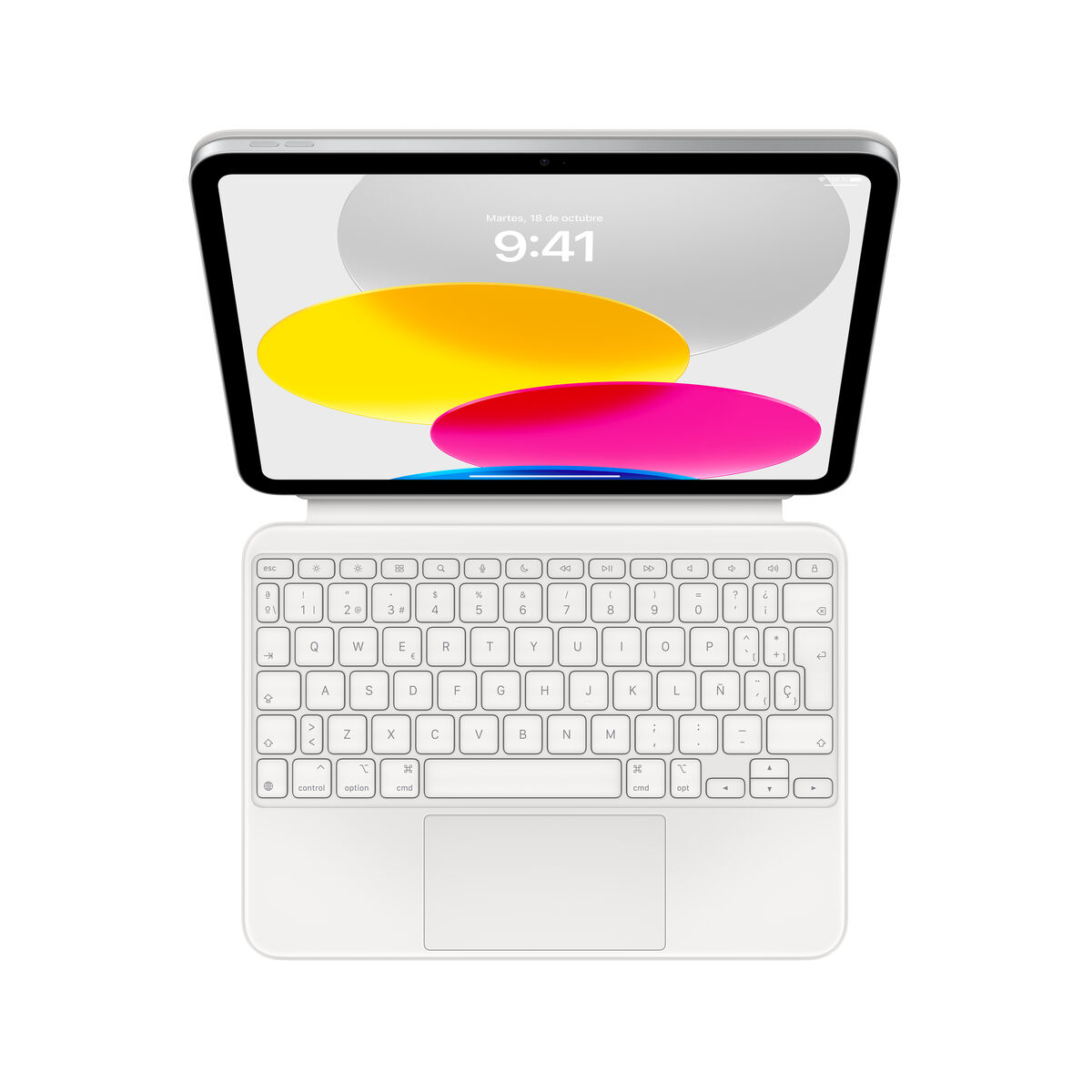 Teclado Apple Magic Branco Qwerty espanhol iPad