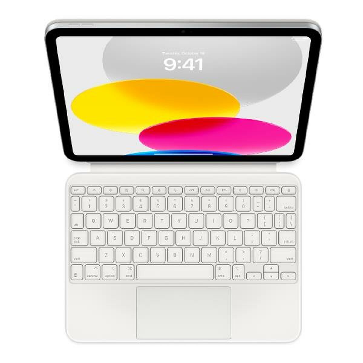 Teclado Apple MQDP3B/A Qwerty espanhol Branco