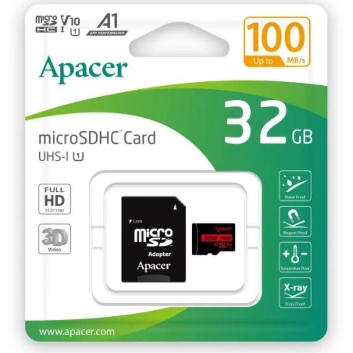 Cartão Micro SD Apacer AP32GMCSH10UB-R