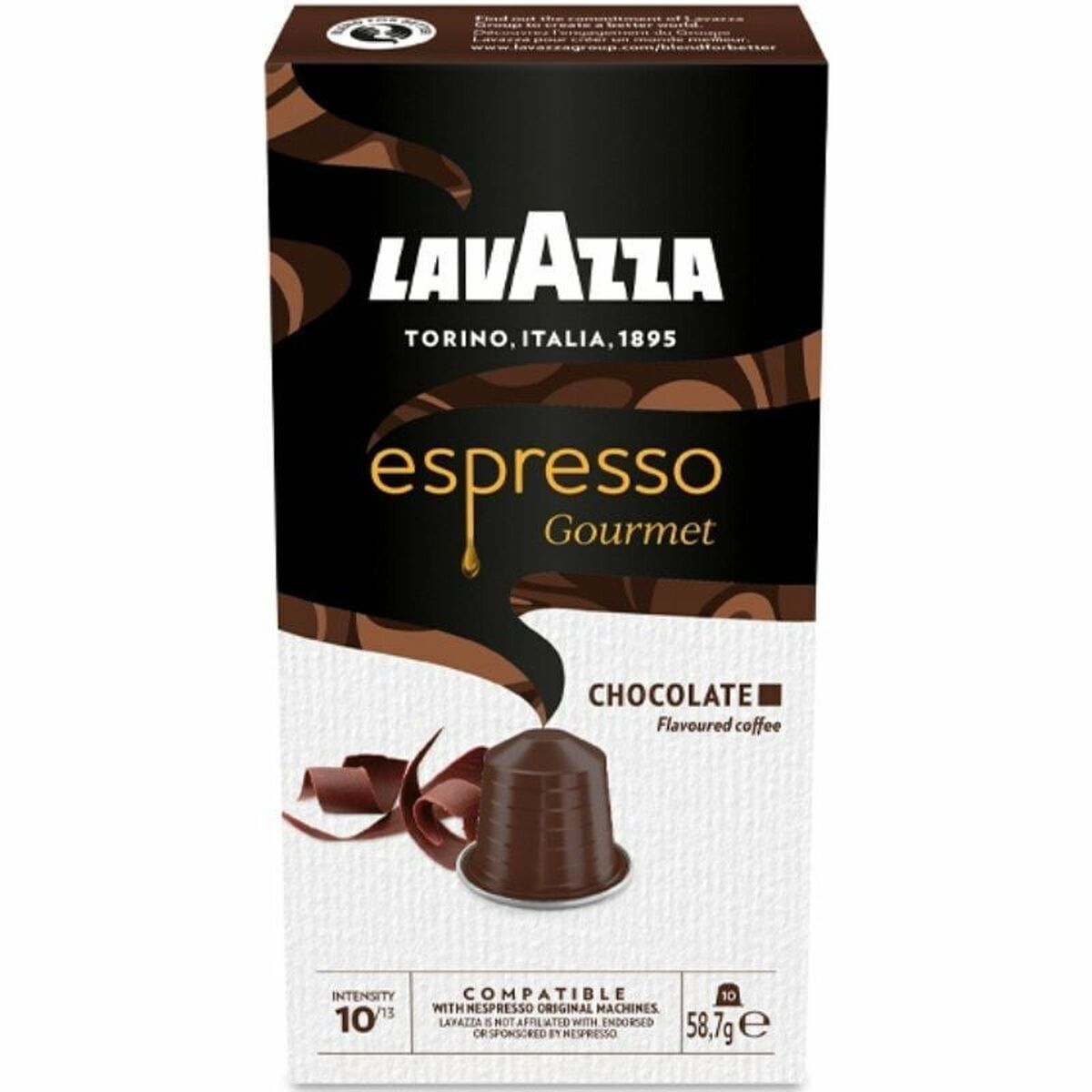 Cápsulas de café Lavazza Espresso Gourmet Chocolate 10 Peças (10 Unidades)