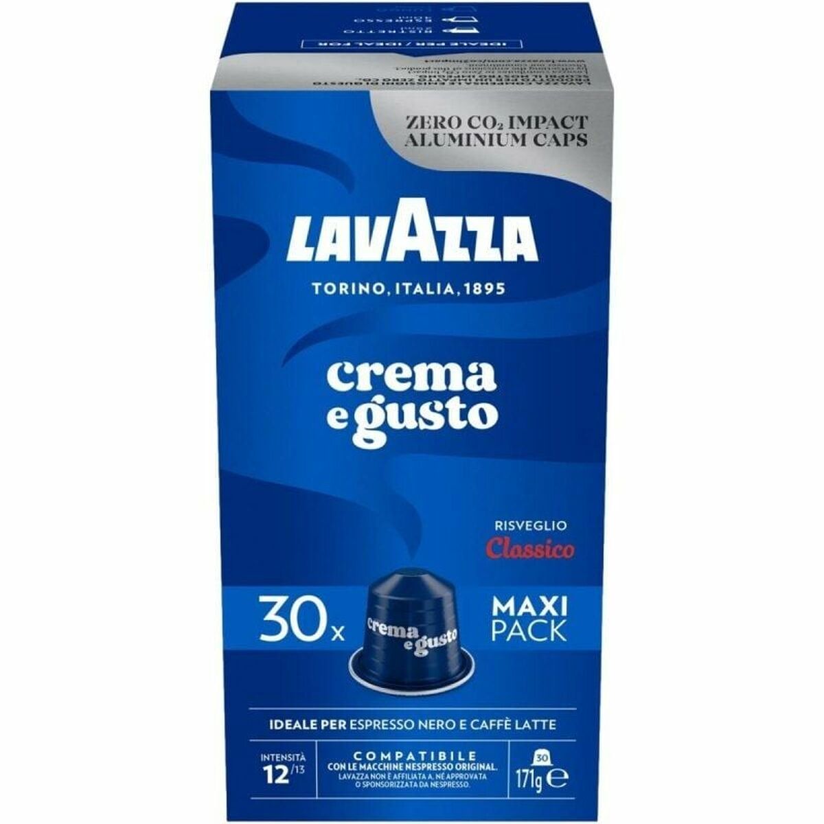 Cápsulas de café Lavazza Crema e Gusto 30 Peças (30 Unidades)