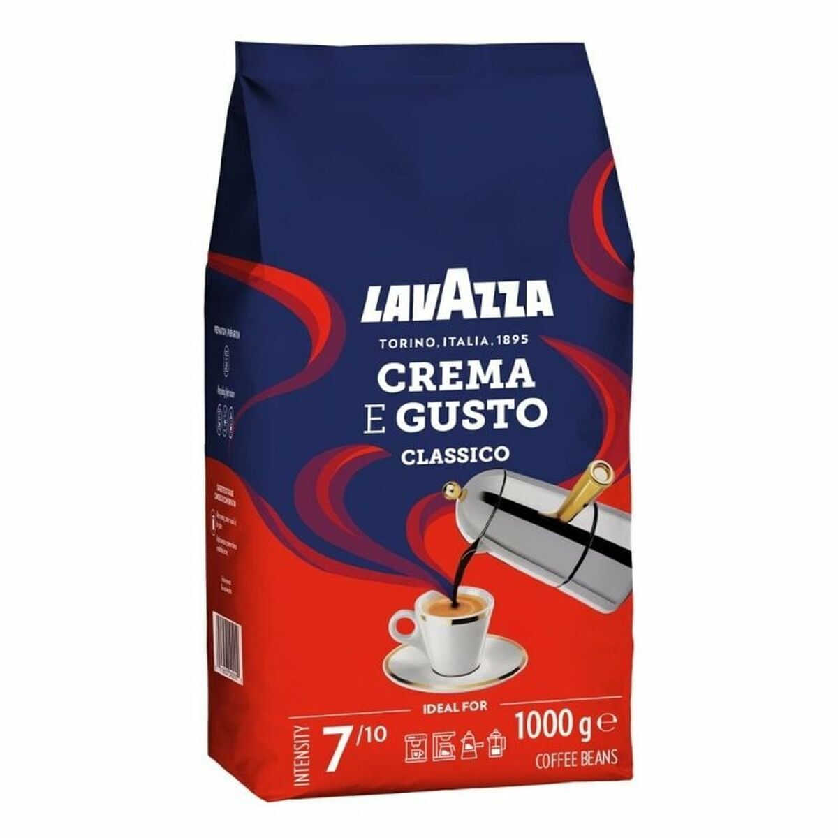 Café em grão Lavazza Crema e Gusto Clásico 1 kg