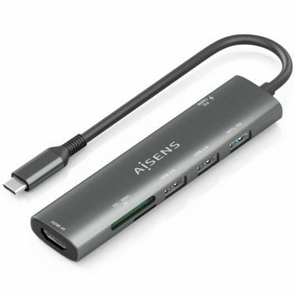 Hub USB Aisens 7 EN 1