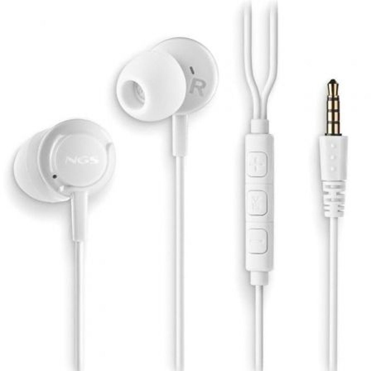Auriculares NGS CROSSDRIFTWHITE Branco
