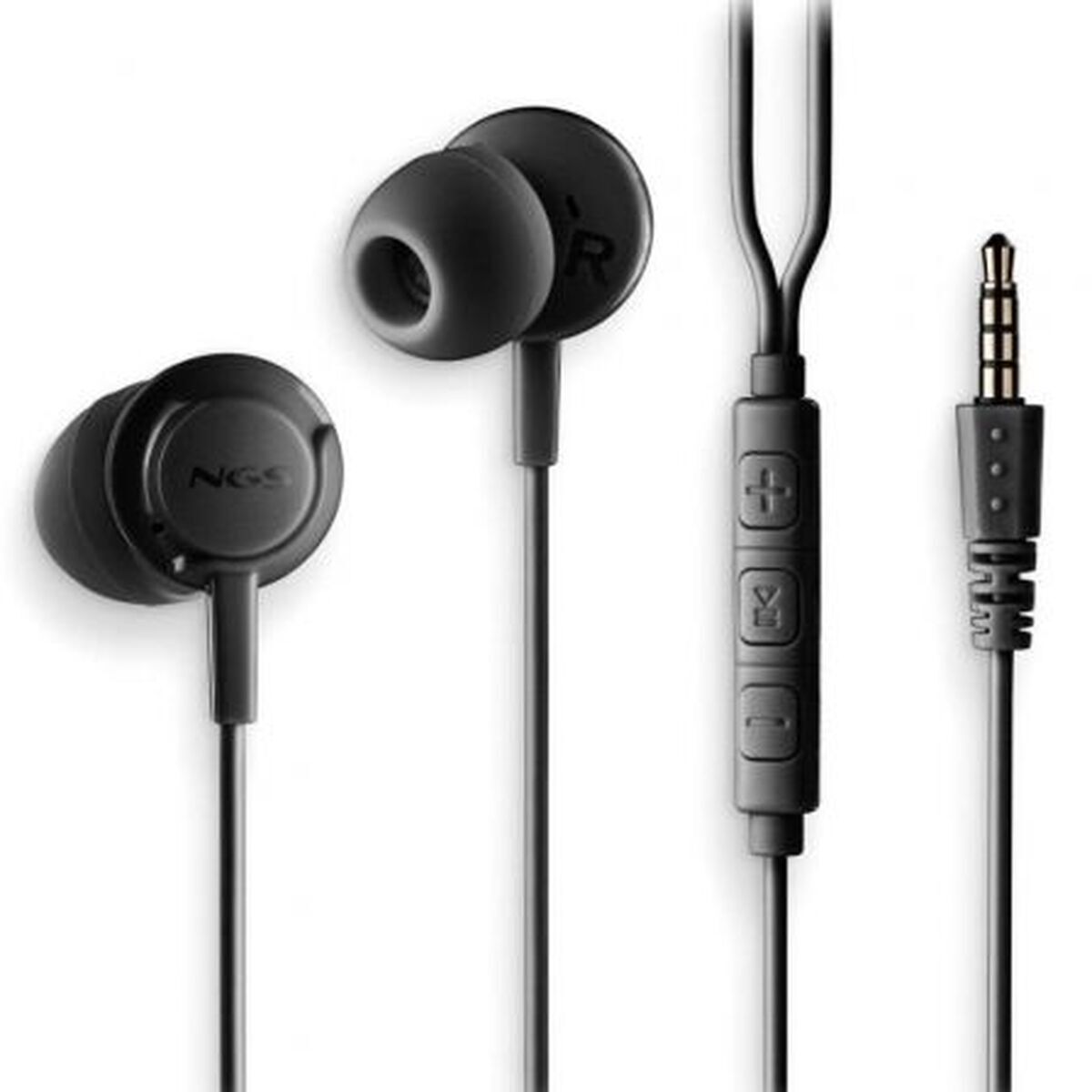 Auriculares NGS CROSSDRIFTBLACK Preto