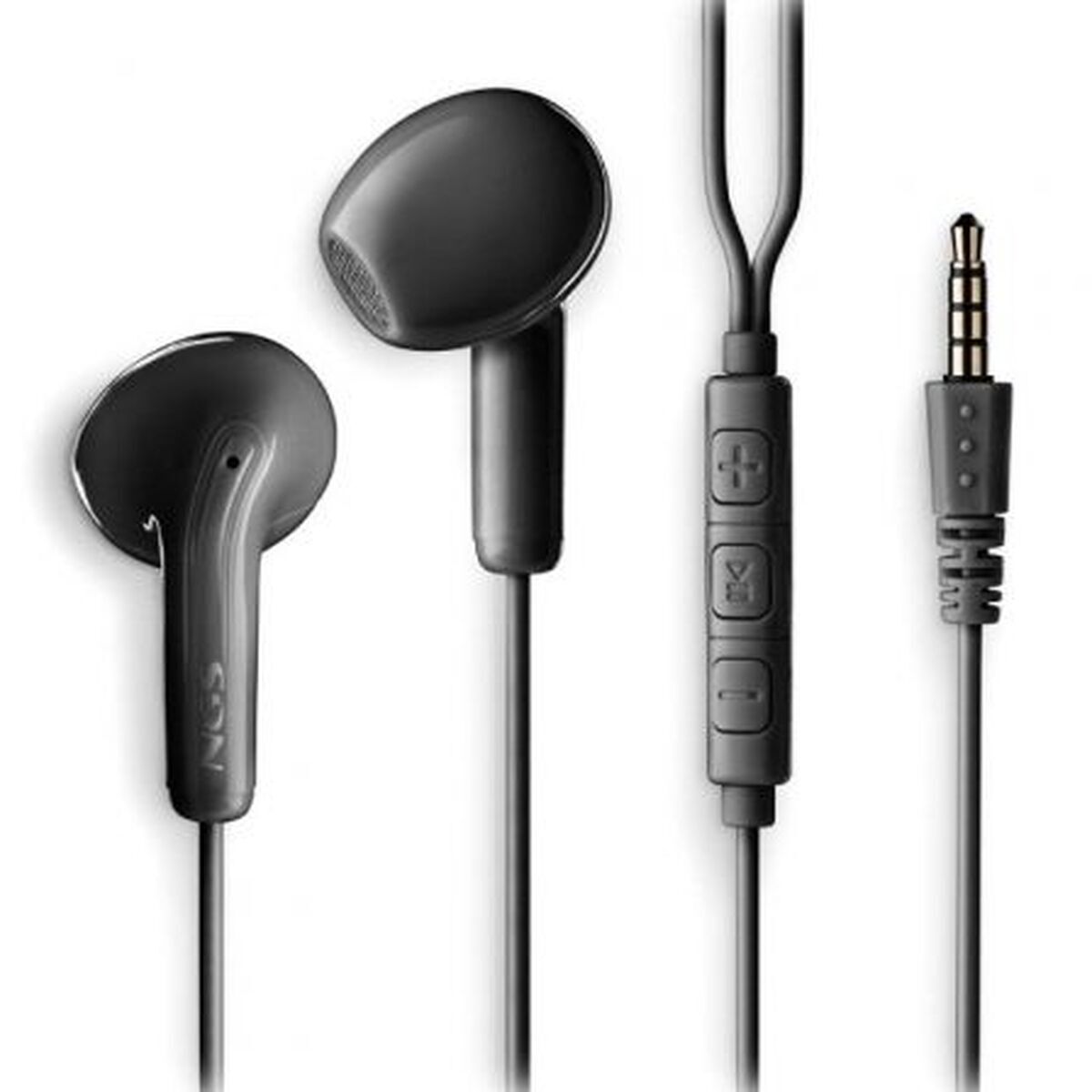 Auriculares NGS CROSSFLIPBLACK Preto