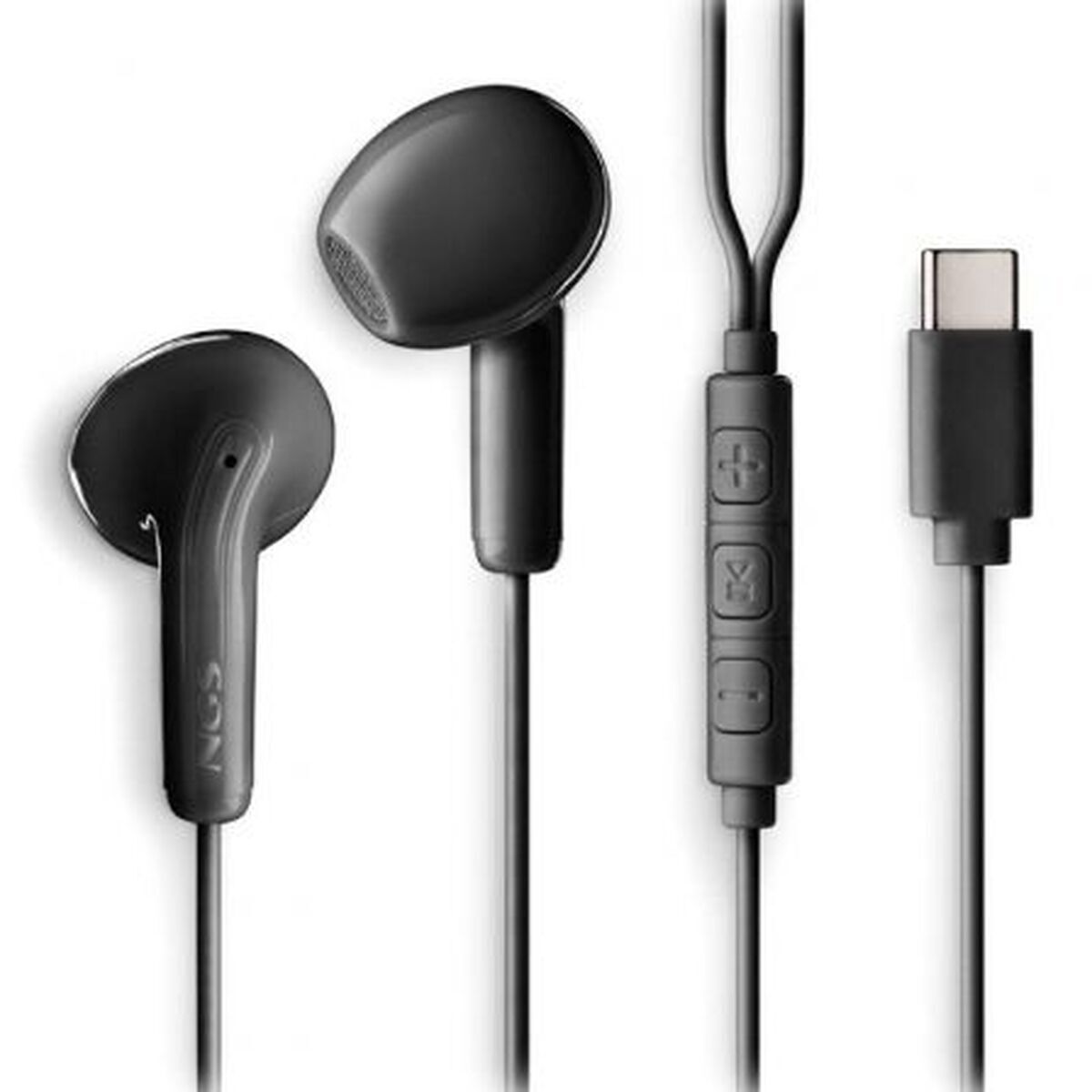 Auriculares NGS CROSSGLIDEBLACK Preto