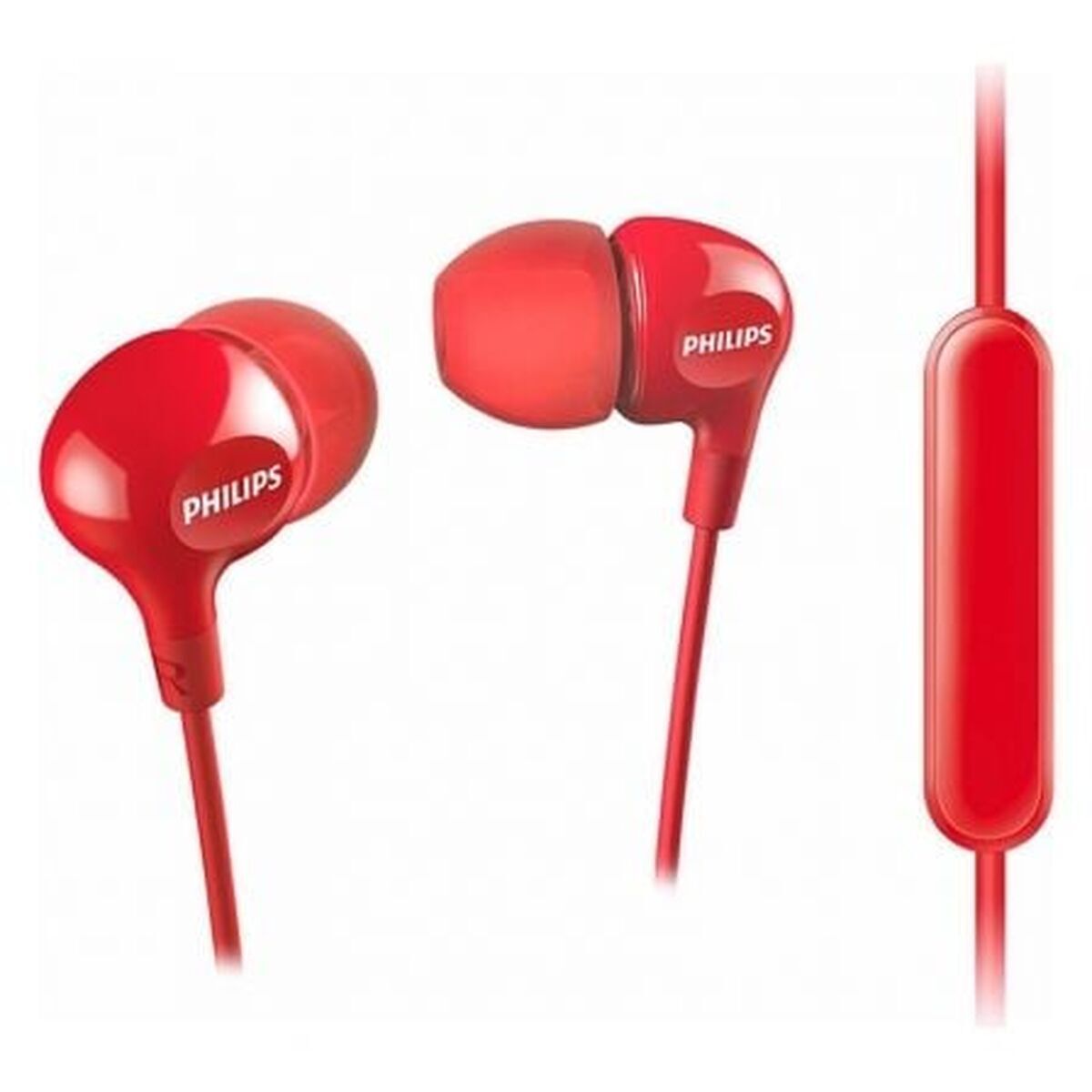 Auriculares Philips SHE3555RD Vermelho
