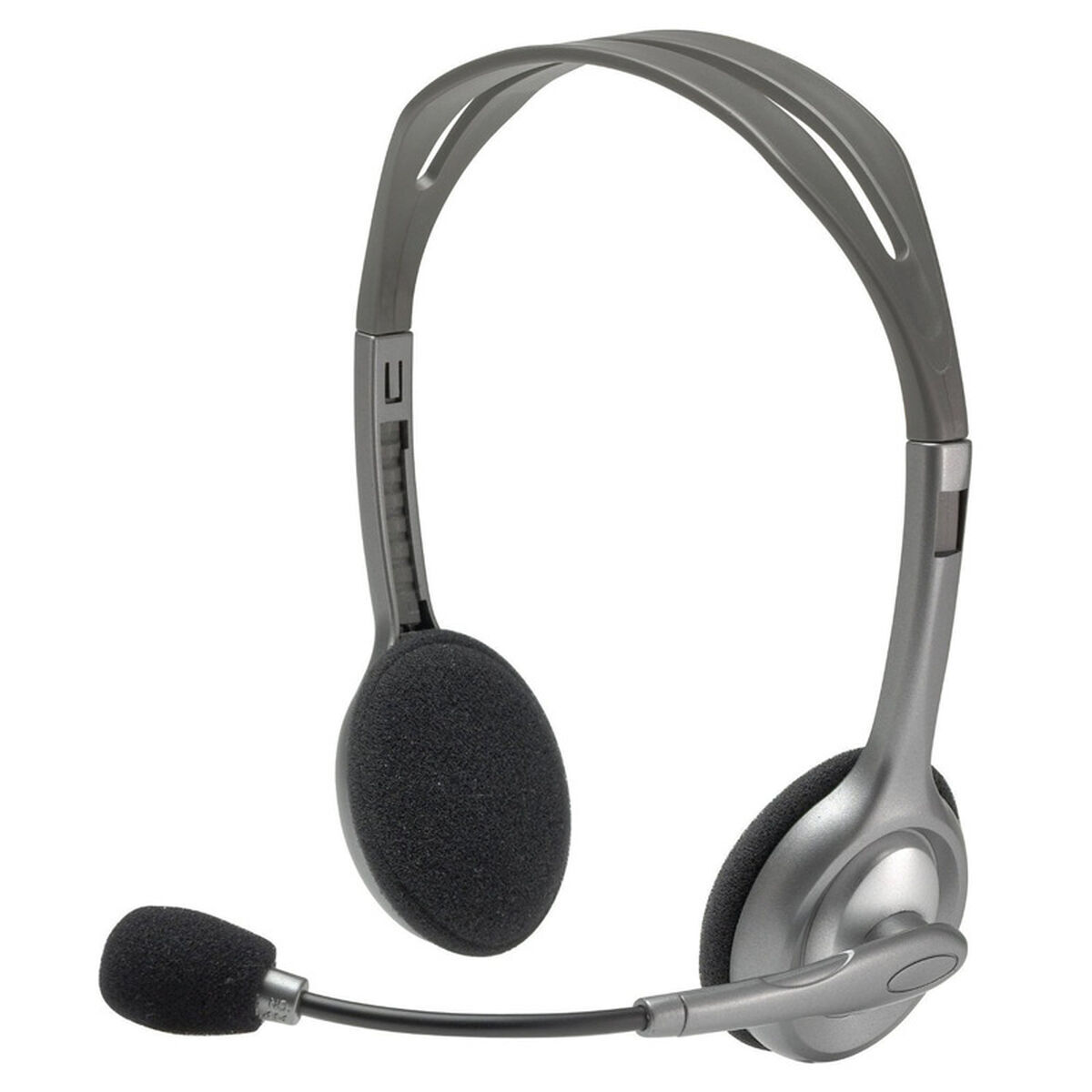 Auriculares com microfone Logitech LGT-H110 Preto Cinzento