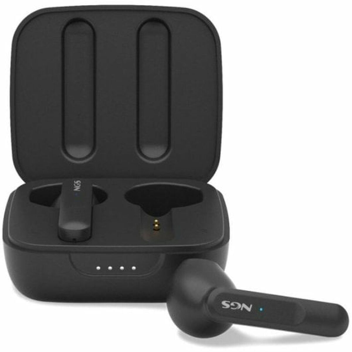 Auricular com Microfone NGS ARTICAMOVEBLACK Preto