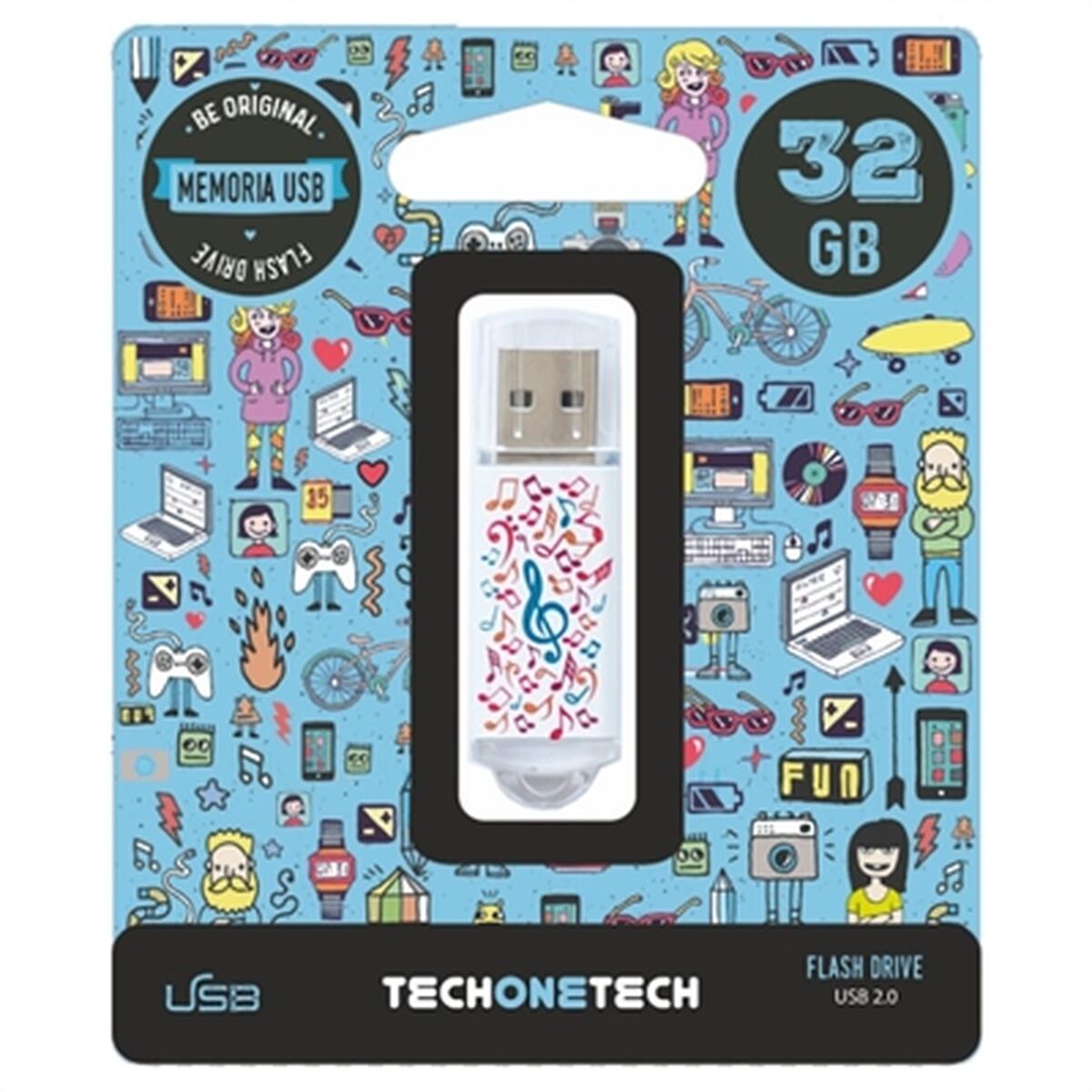 Memória USB Tech One Tech TEC4003-32 32