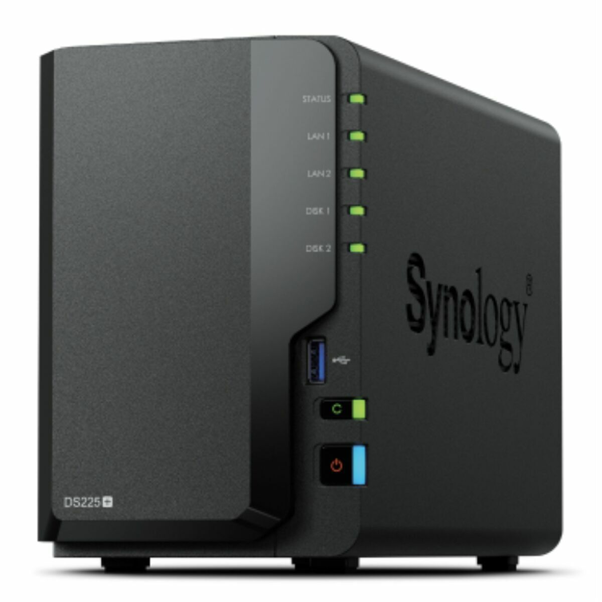Armazenamanto em Rede NAS Synology DS225+ Preto Intel Celeron J4125