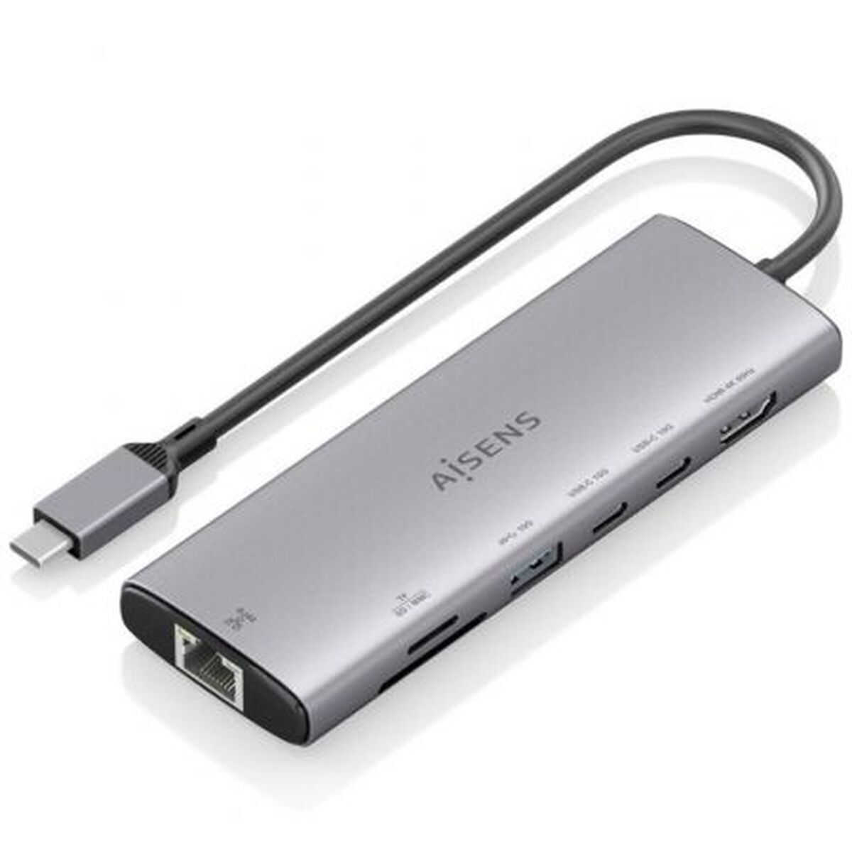Dockstation Aisens ASUC-7P032-GR Cinzento