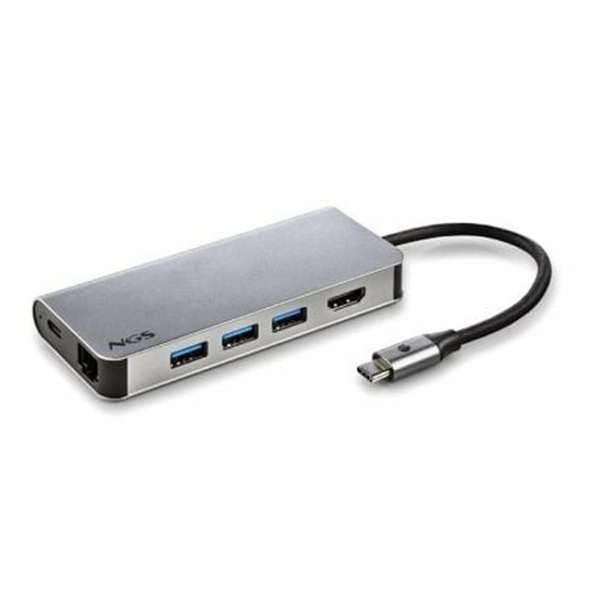 Hub USB NGS WONDER DOCK 8 Prateado
