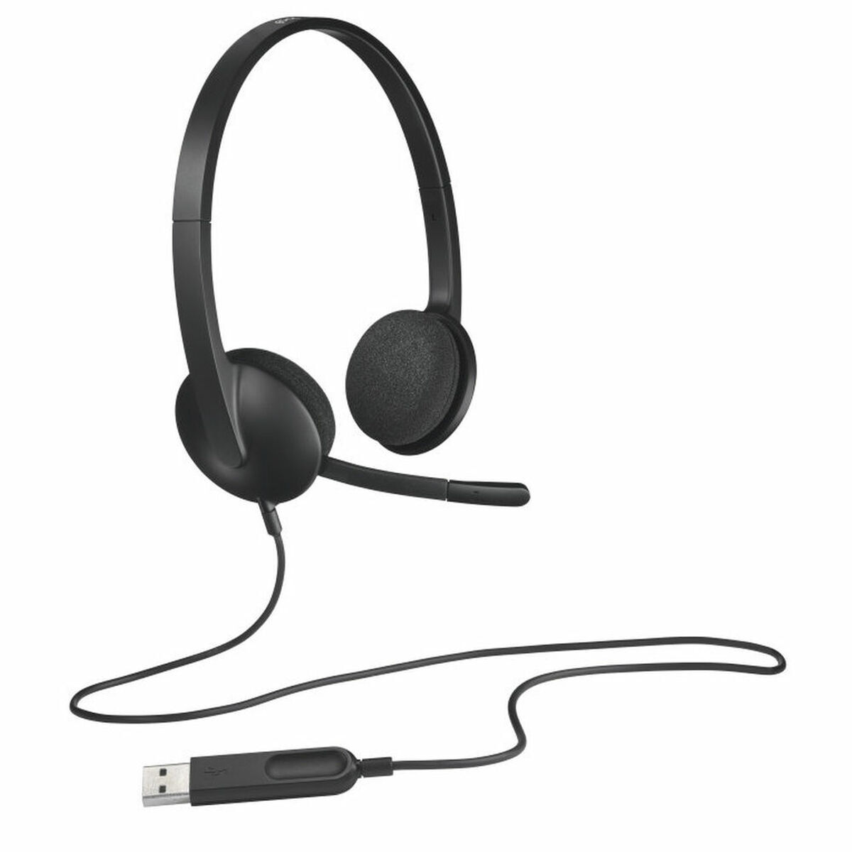 Auriculares com microfone Logitech 981-000475 Preto
