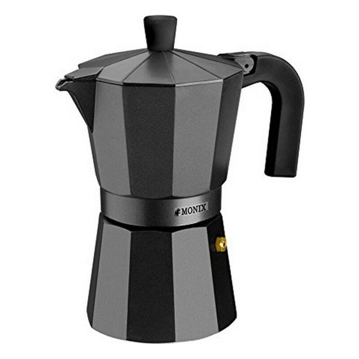 Cafeteira Italiana Monix Braisogona_M640009 Preto 9 Copos