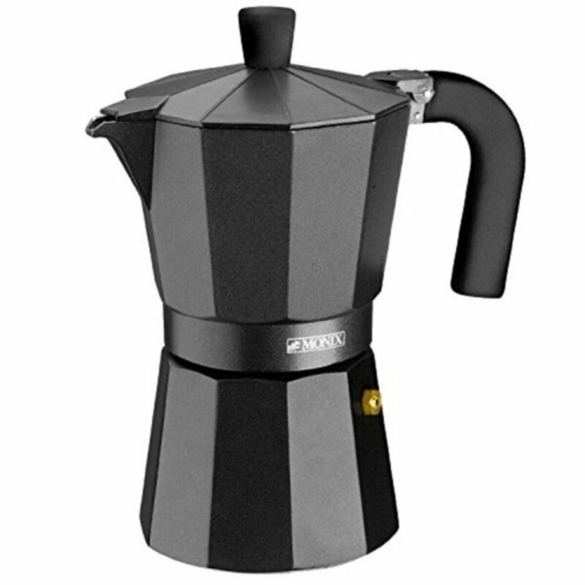 Cafeteira Italiana Monix Braisogona_M640006 Preto 6 Copos