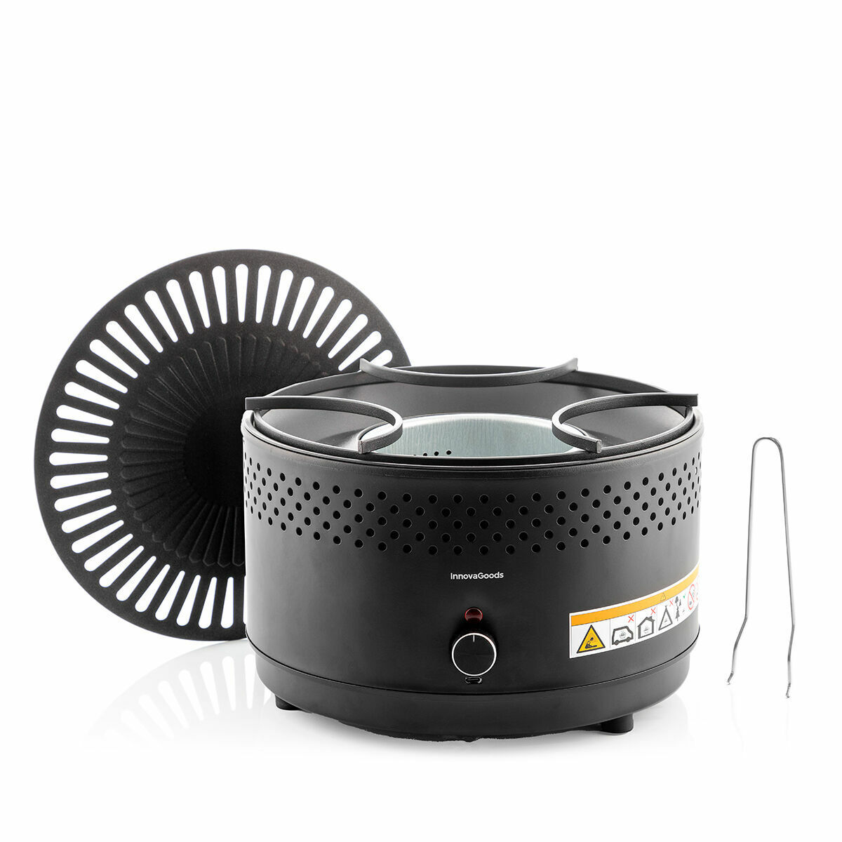 Fogareiro sem Fumo Portátil InnovaGoods Preto (Recondicionado B)
