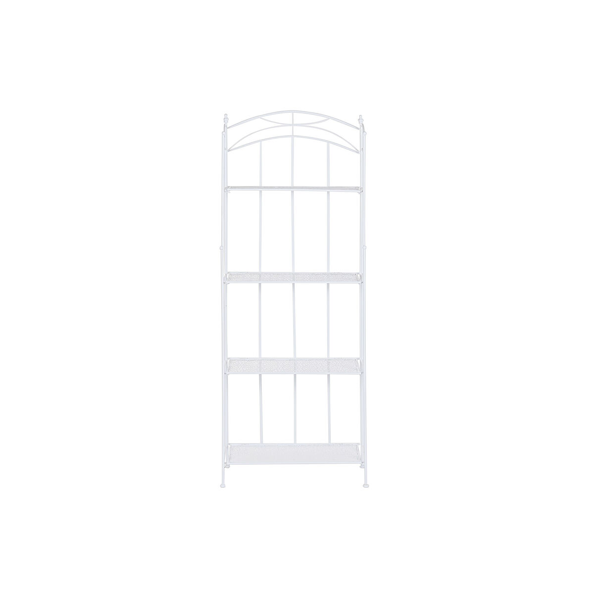 Estantes Home ESPRIT Branco Ferro 4 Prateleiras 58 X 28 X 160 CM