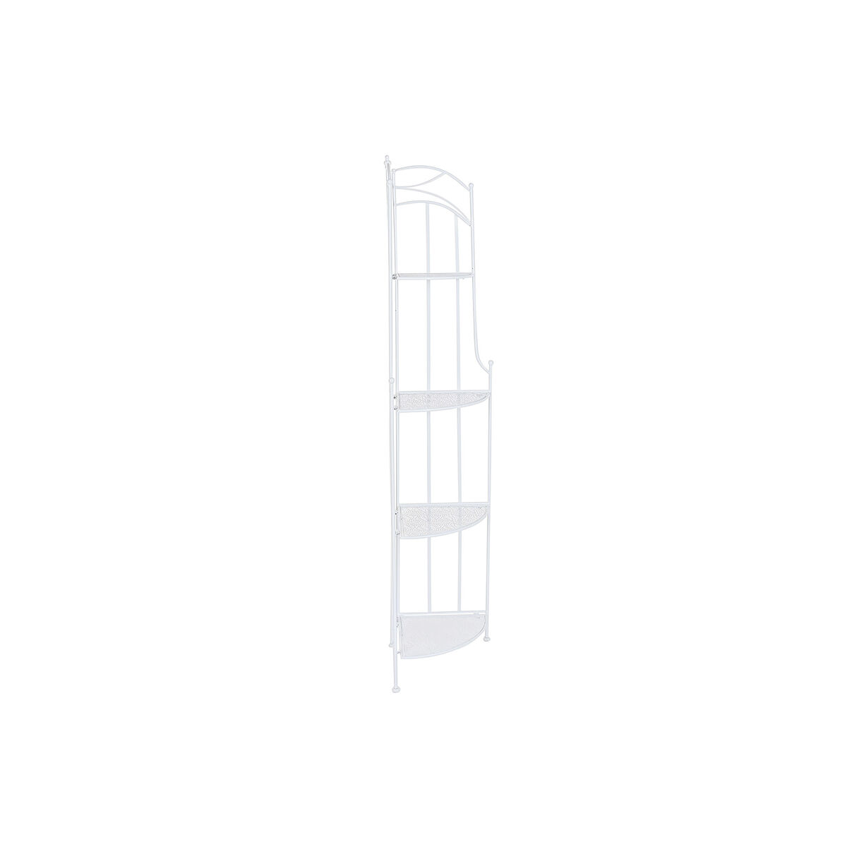 Estantes Home ESPRIT Branco Ferro 4 Prateleiras 32 x 32 x 160 cm