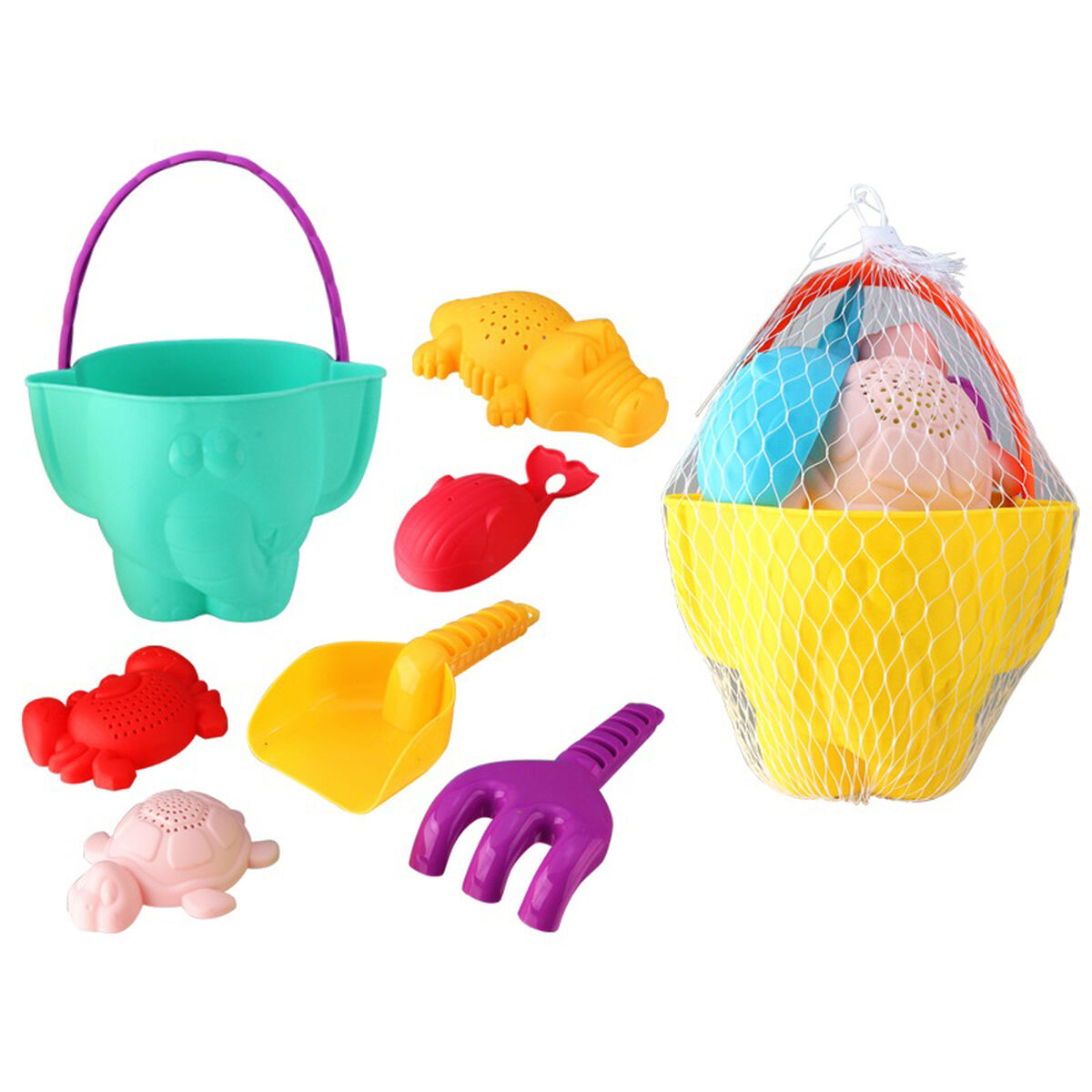 Conjunto de brinquedos de praia Marbueno