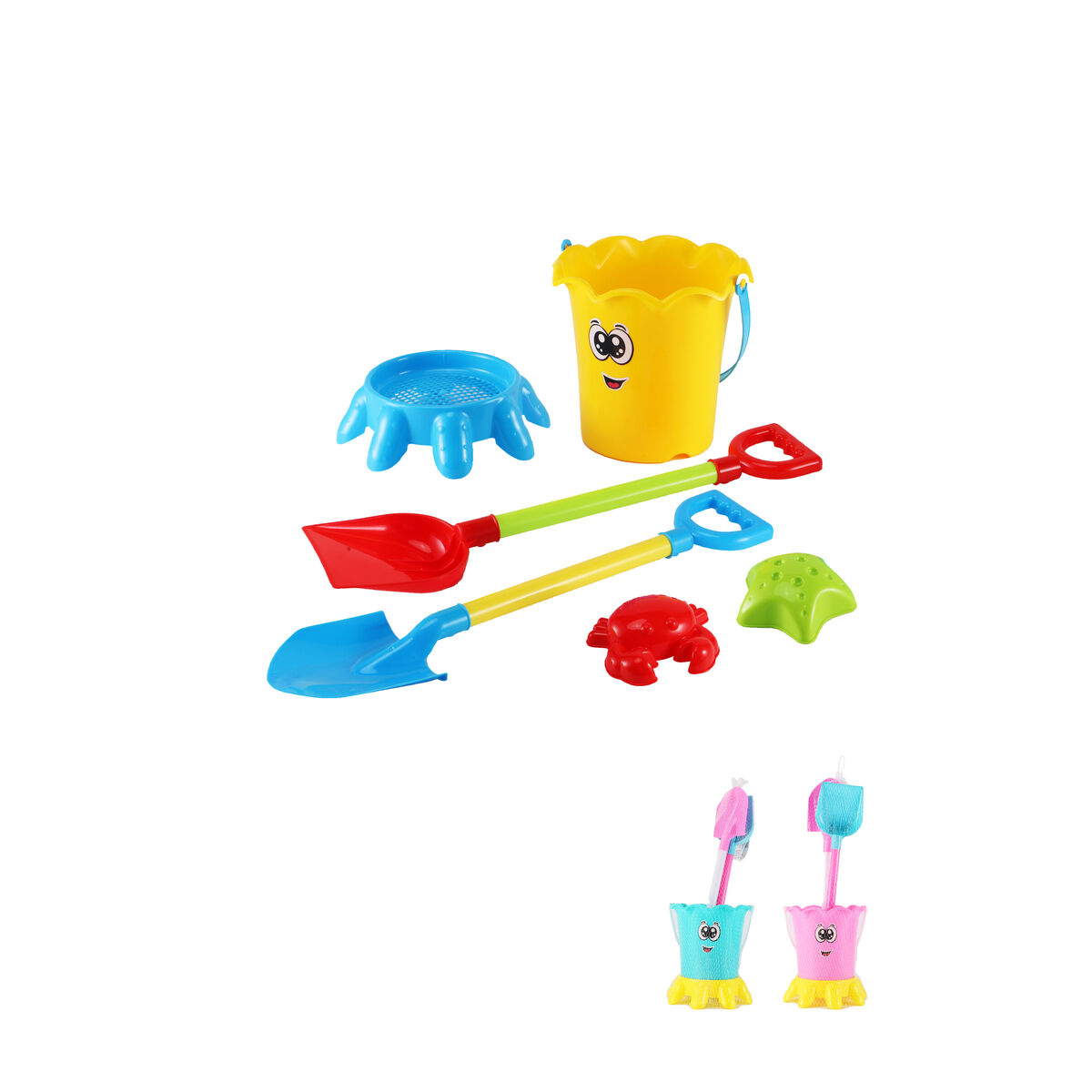 Conjunto de brinquedos de praia Marbueno Vermelho