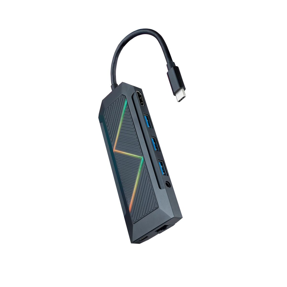 Hub USB-C NANOCABLE 10.16.0901 Preto 100 W