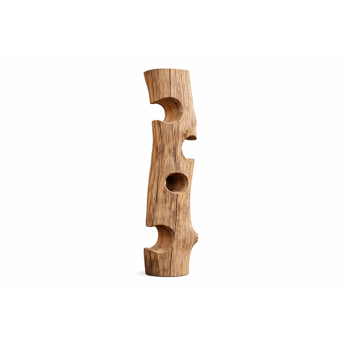 Suporte para garrafas Home ESPRIT Castanho 16,5 X 16,5 X 74 CM