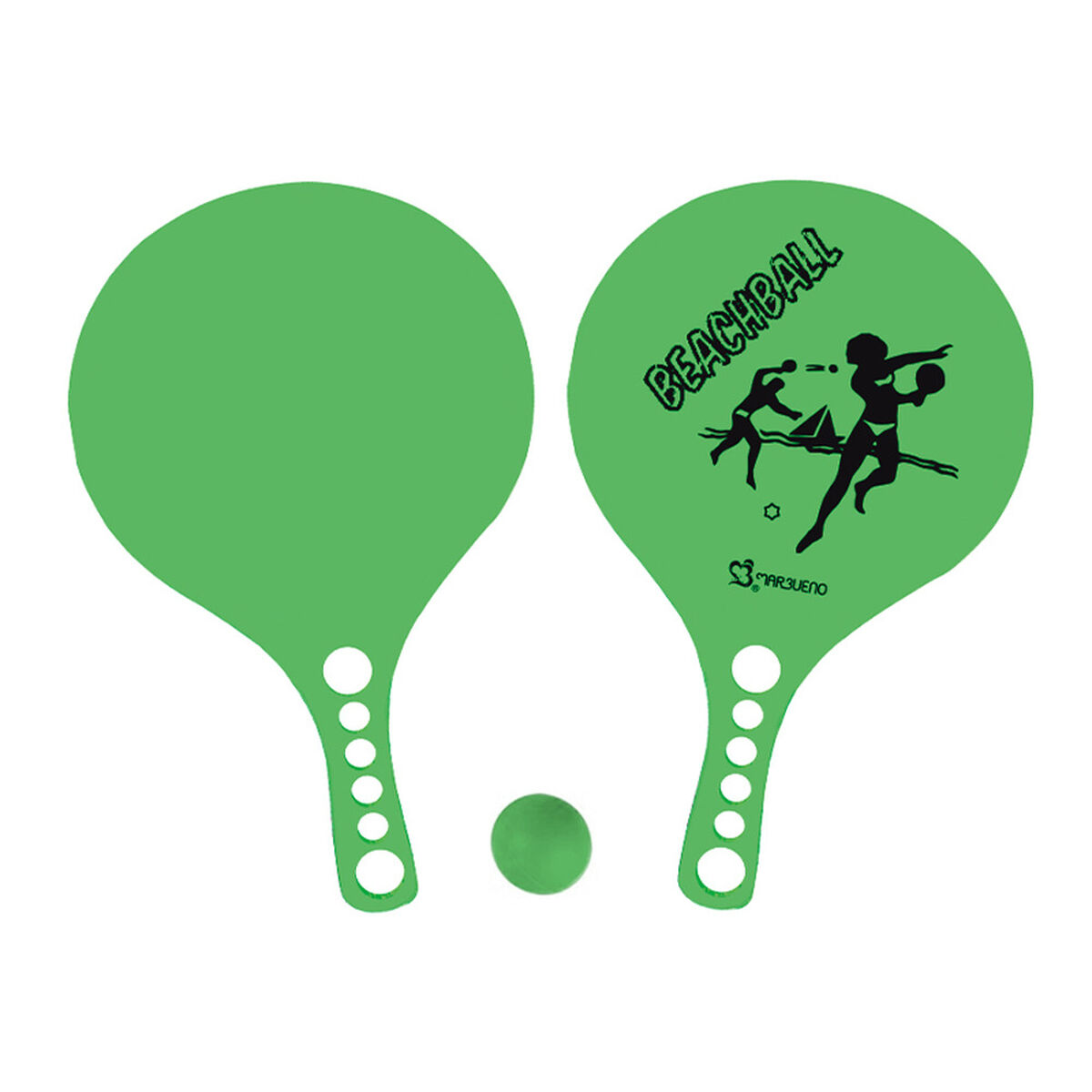 Pás de Praia com Bola Marbueno Verde