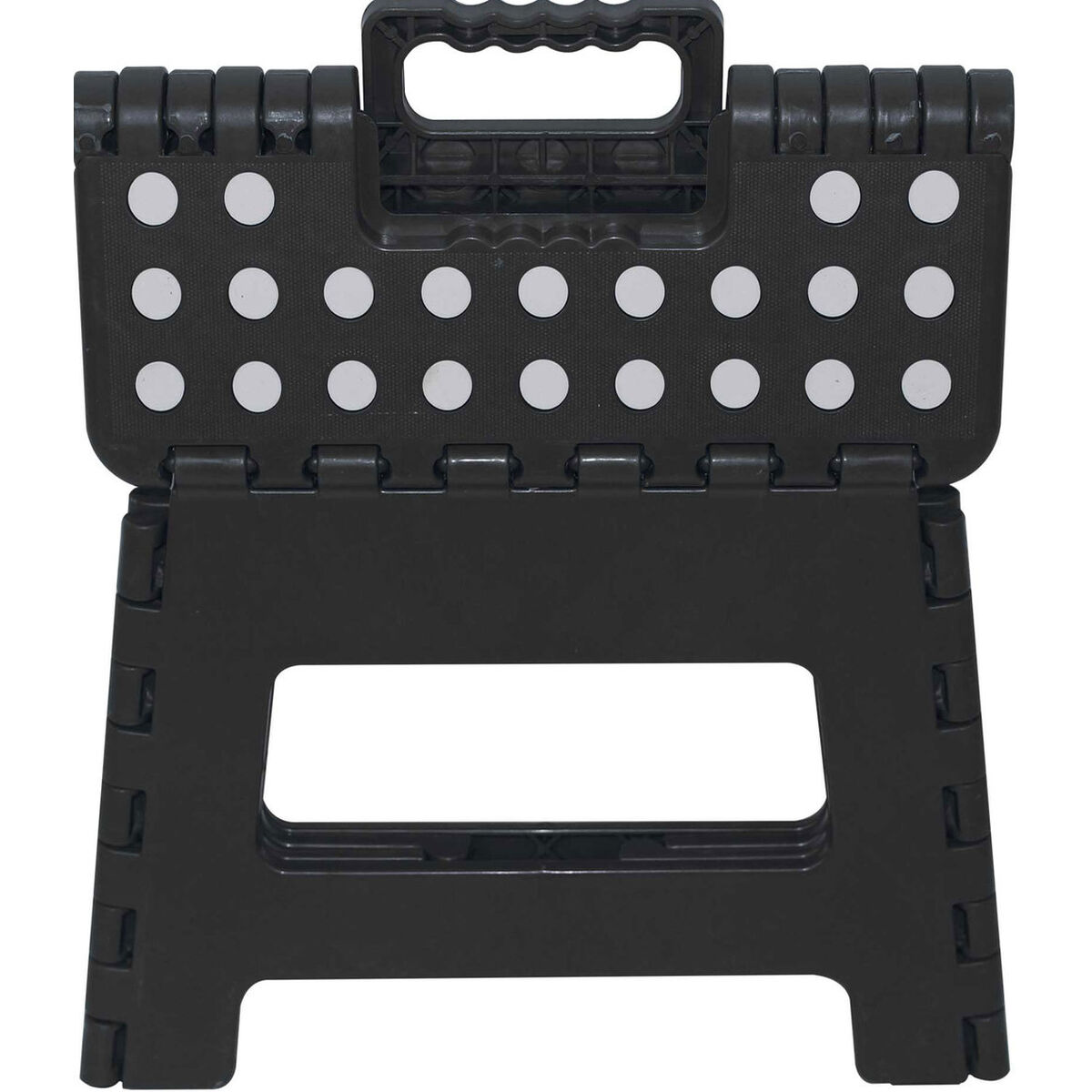 Banqueta Step Marbueno Preto 26 x 33 x 27 cm Dobrável