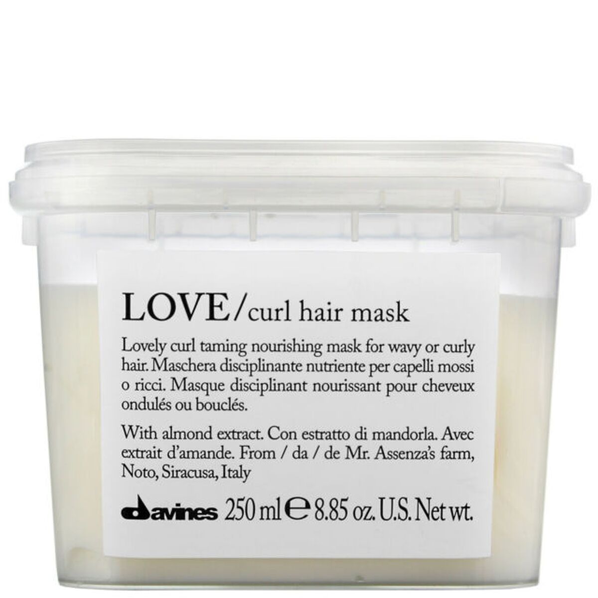 Máscara Capilar Davines Love 250 ml Cabelo encaracolado