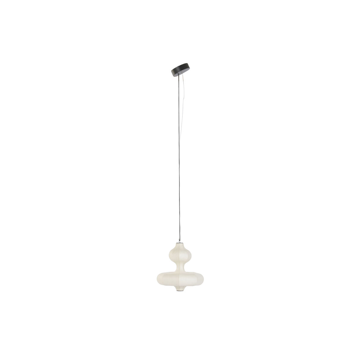 Candeeiro de teto Home ESPRIT Branco Papel Aço 40 X 40 X 40,6 CM